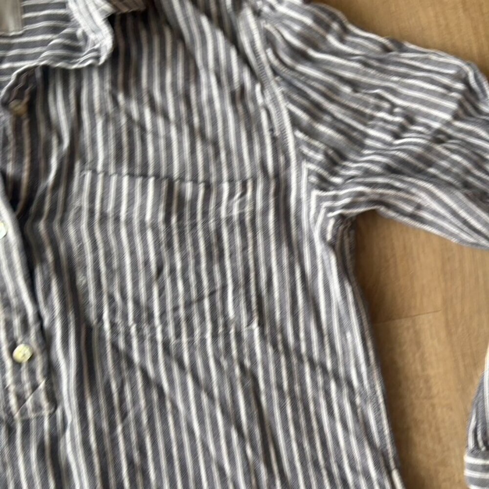 ** Rails Elle shoreditch Stripe Shirt blouse gray stripe XS - Picture 5 of 8